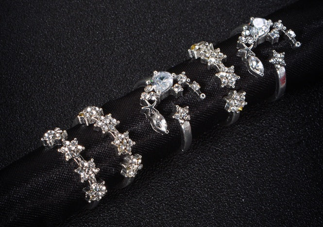 Shining Star Tassel Earrings Back Hanging Exquisite Earrings - FASHIONKULTUR