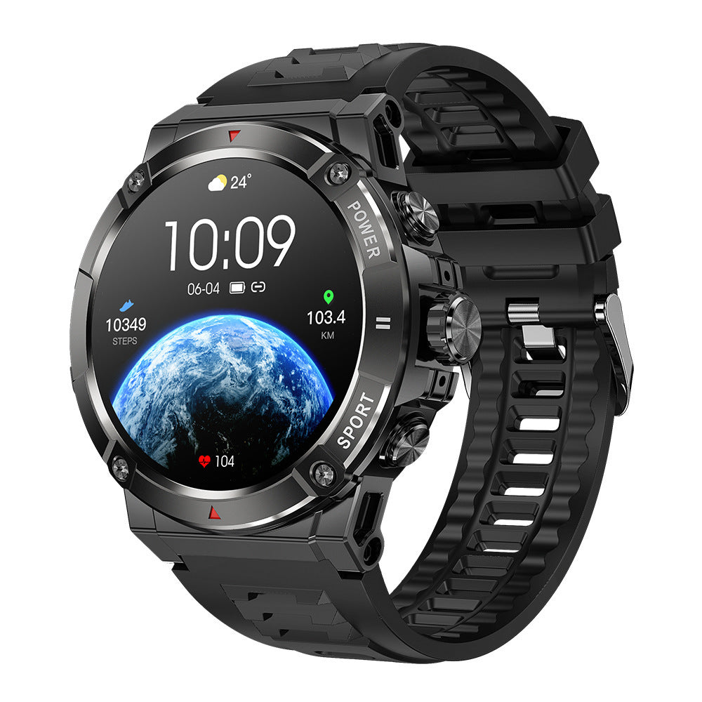 Altitude Air Pressure Compass Local Music Three-proof Sports Watch - FASHIONKULTUR