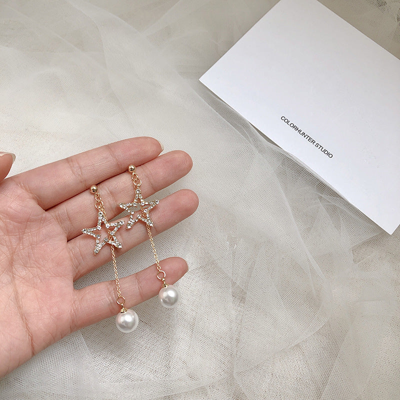 Exaggerated earrings web celebrity stud - FASHIONKULTUR
