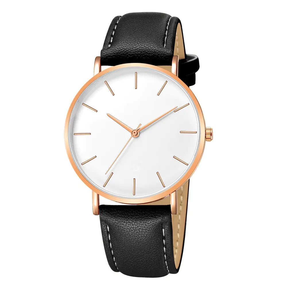 Simple Leather Men's Luxury Watches - FASHIONKULTUR