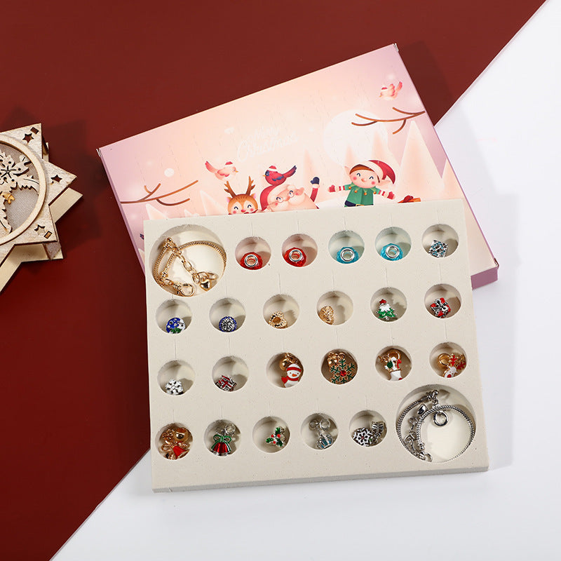 Christmas Bracelet Beads Gift Box Jewelry Set - FASHIONKULTUR