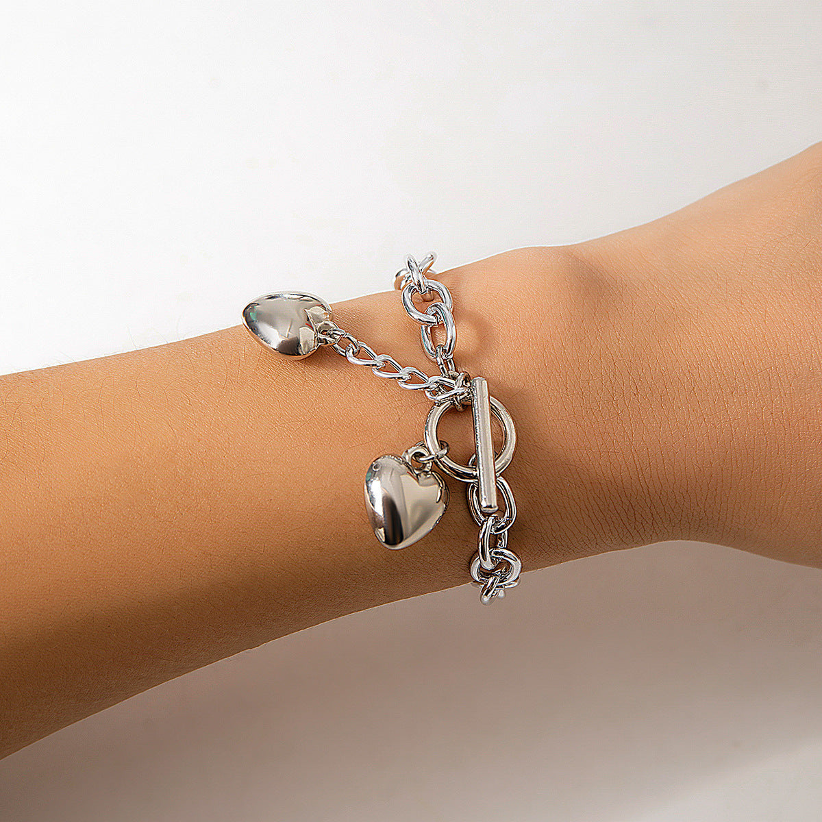 Thick Chain With Shiny Lock And Key Pendant Necklace For Women Trendy Ladies Accessories On The Neck Fashion Jewelry Female - FASHIONKULTUR