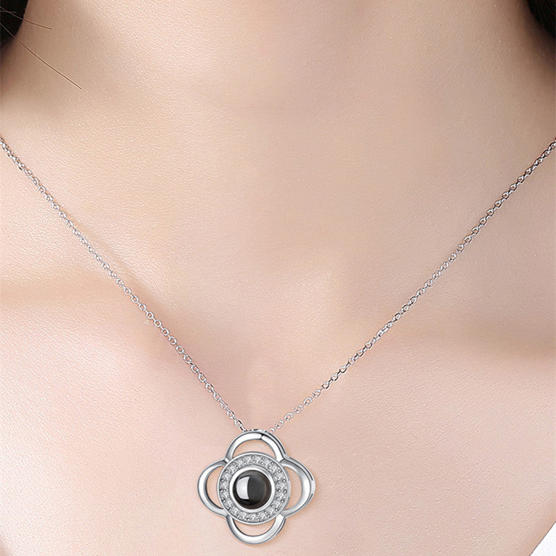 Hot Valentine's Day Gifts Metal Rose Jewelry Gift Box Necklace For Wedding Girlfriend Necklace Gifts - FASHIONKULTUR