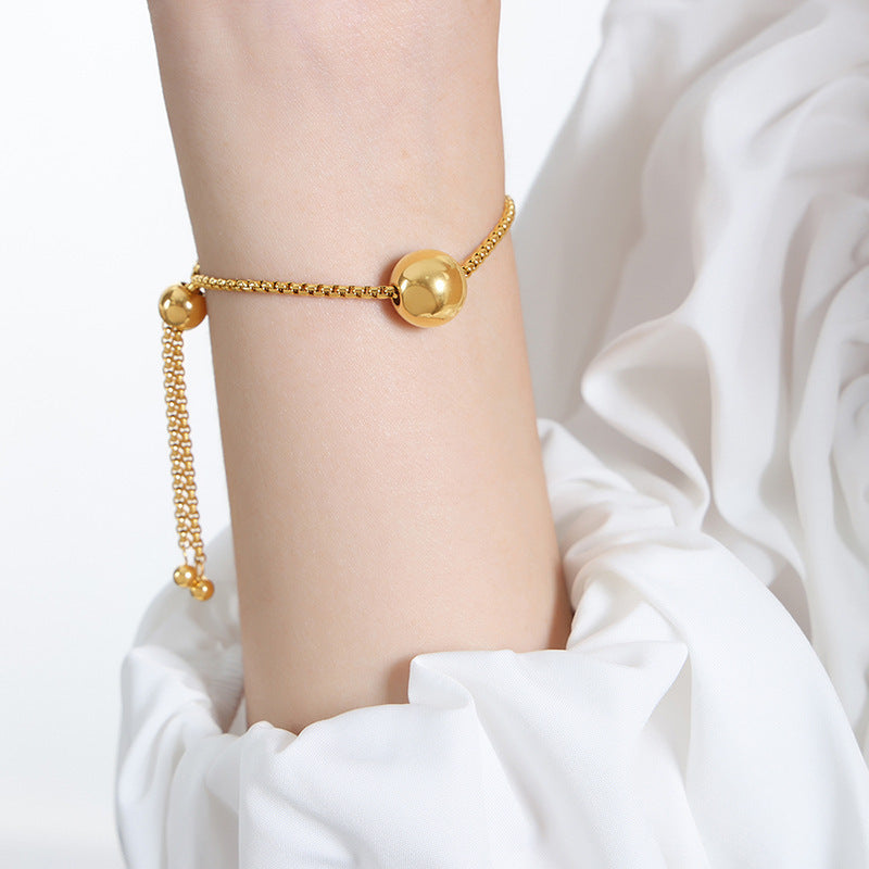 Pull-out 18K Gold Stainless Steel Necklace For Women - FASHIONKULTUR