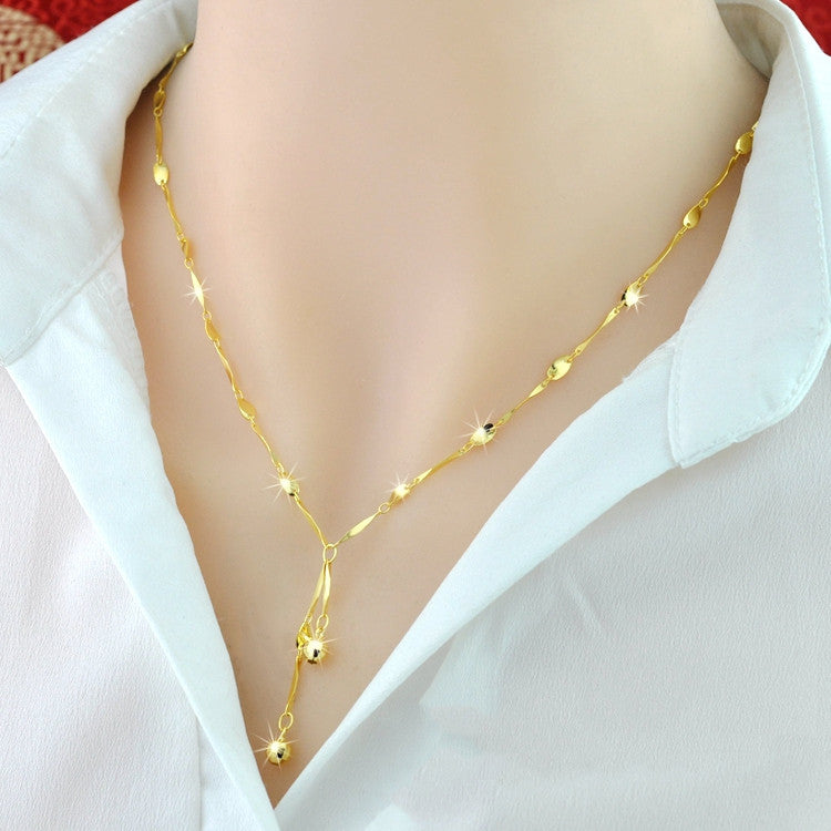 925 Sterling Silver 18K Color Gold Necklace - FASHIONKULTUR