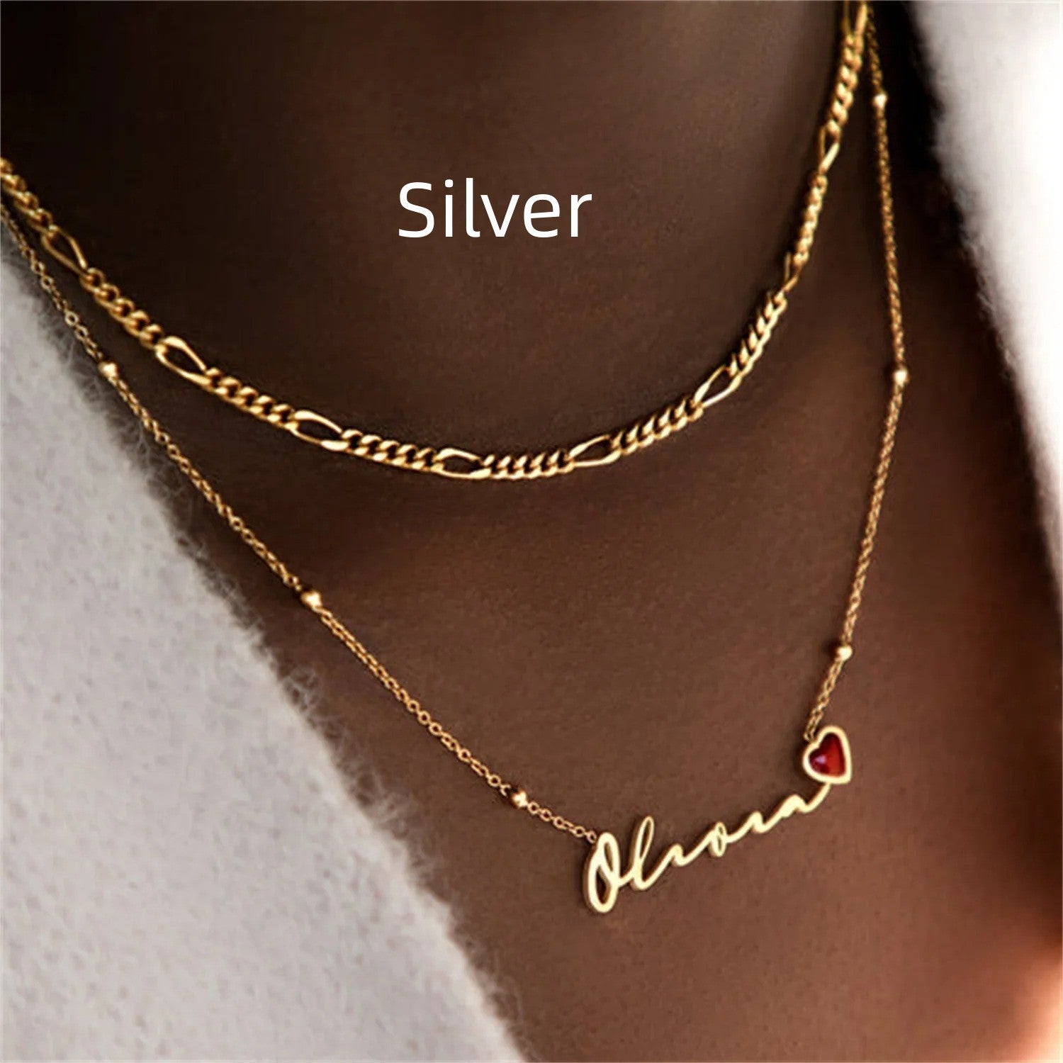 Personalized Stainless Steel Necklace For Women - FASHIONKULTUR