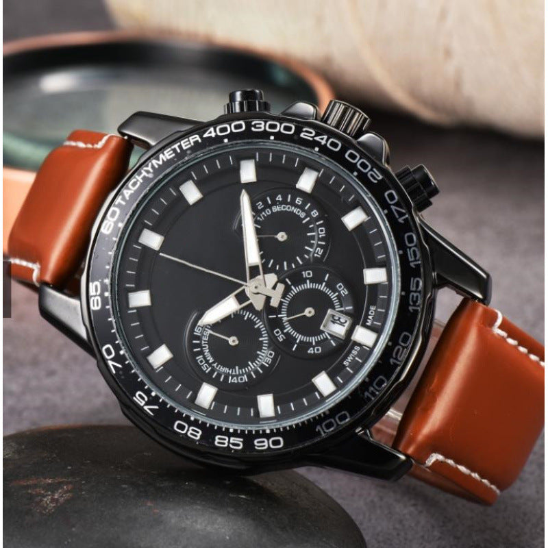 Men's Day Six-pin Full-function Quartz Watch - FASHIONKULTUR