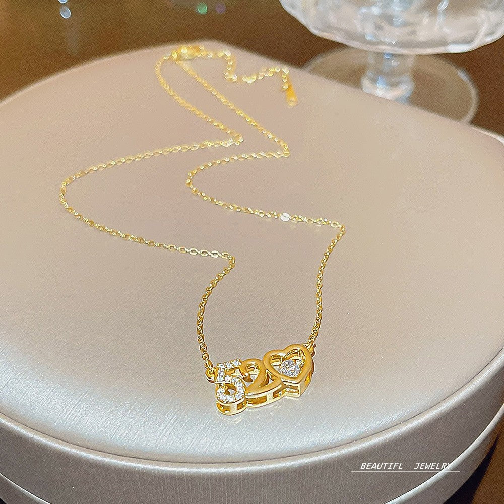 Fashion Titanium Steel Necklace Ins Advanced Sense Light Luxury Minority Design - FASHIONKULTUR