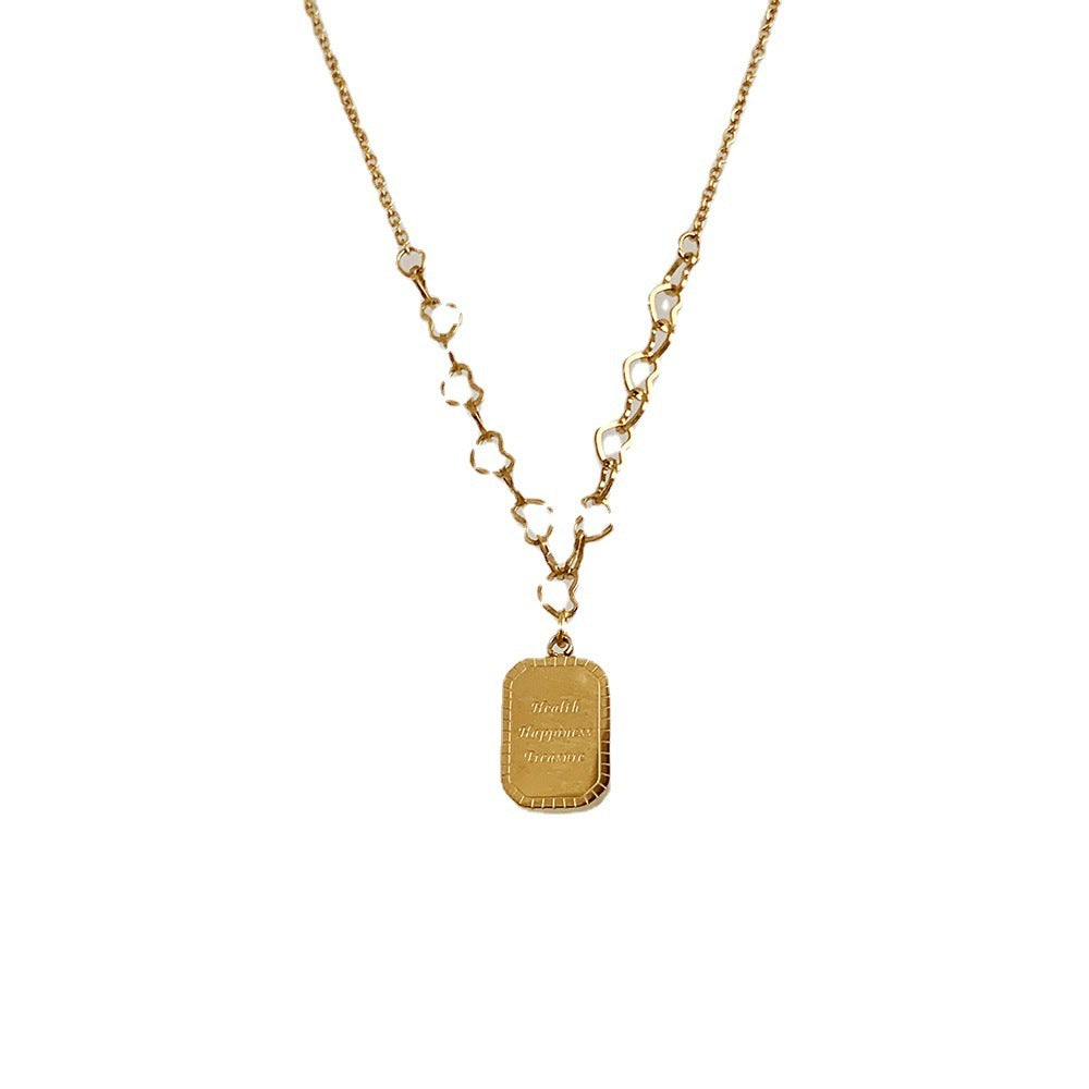 Retro Niche Wild Love Clavicle Chain Necklace - FASHIONKULTUR