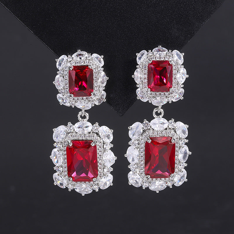 S925 Silver Needle Simulation Jewelry Accessories Set - FASHIONKULTUR