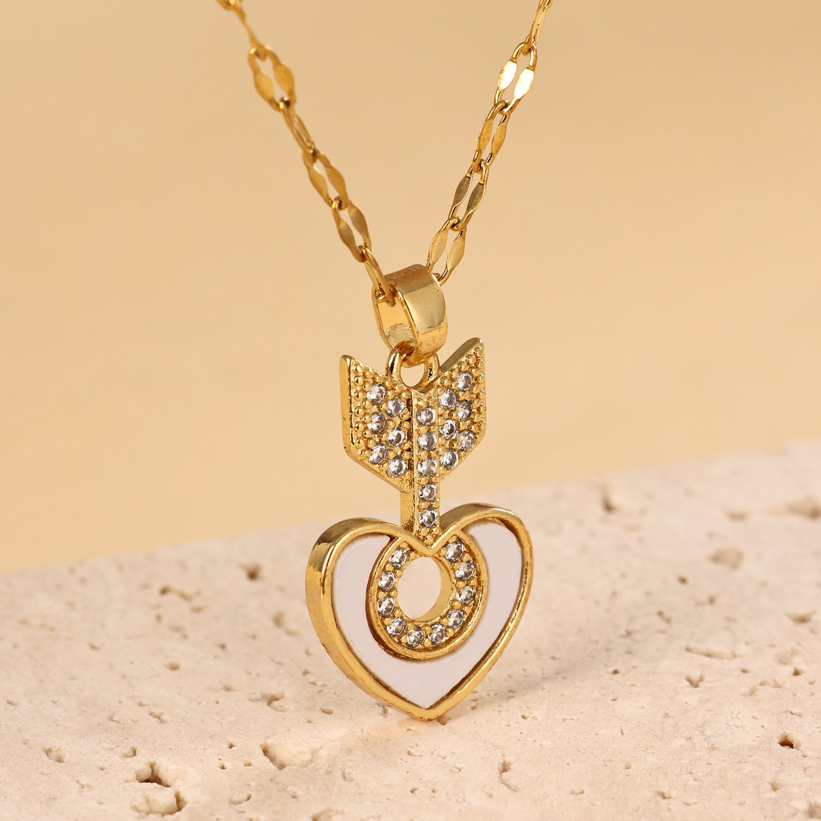 New Jewelry Love Arrow Necklace Pendant Accessories Collar Necklace Light Luxury Versatile - FASHIONKULTUR