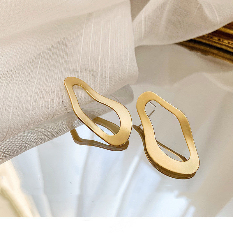 Metal high-quality earrings irregular earrings - FASHIONKULTUR