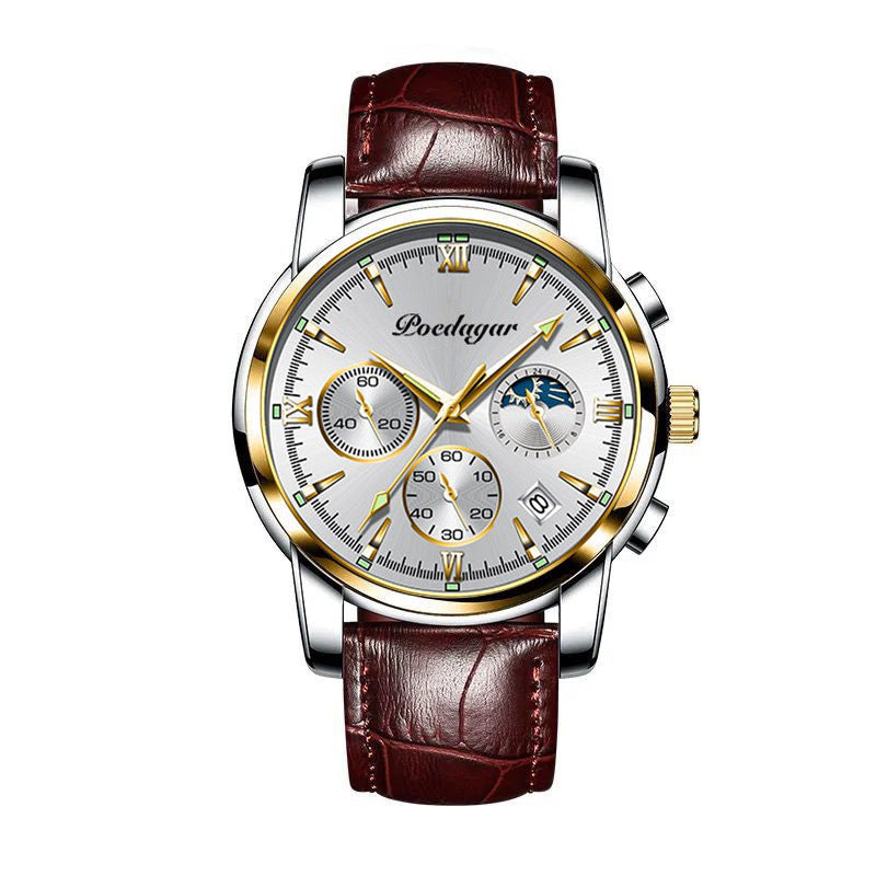 Multifunctional Men's Watch Luminous Waterproof Quartz Wrist Watch - FASHIONKULTUR