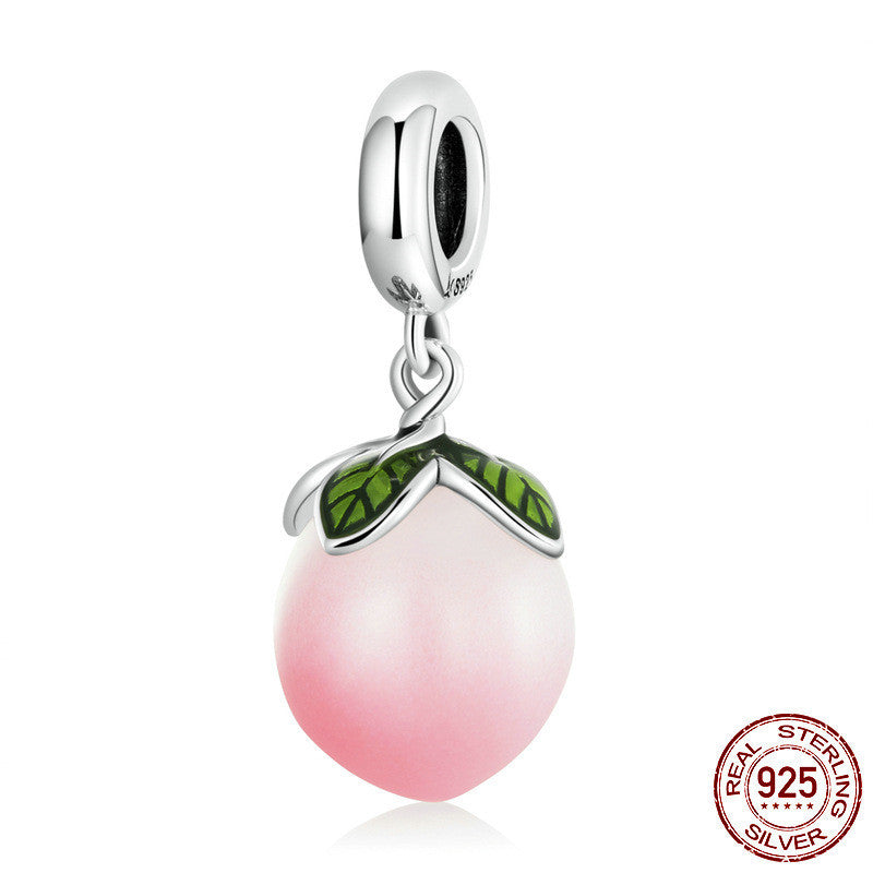 Green Leaf Beaded Green Drip Oil Simple Pendant - FASHIONKULTUR