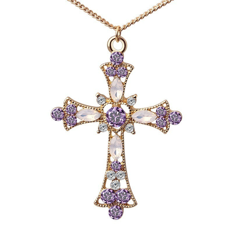 New Believe In God Cross Pendant - FASHIONKULTUR