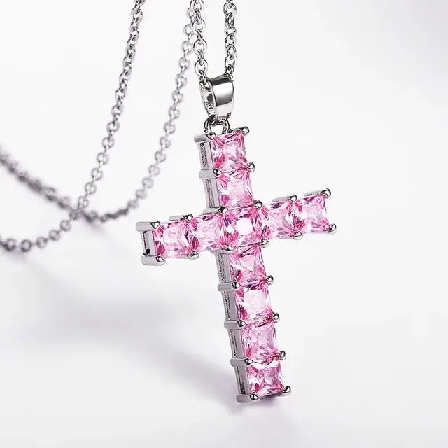 Goth Cross Pendant Necklace - FASHIONKULTUR