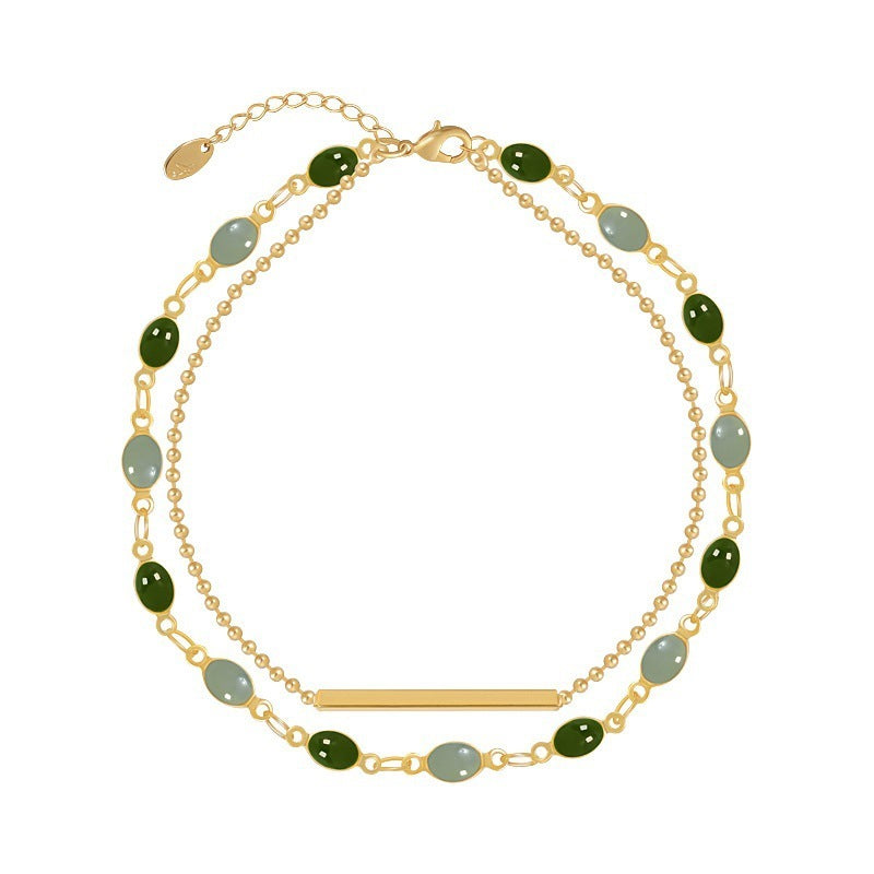 Real Gold Plating Korean Dongdaemun Fashion Retro Bracelet Women - FASHIONKULTUR