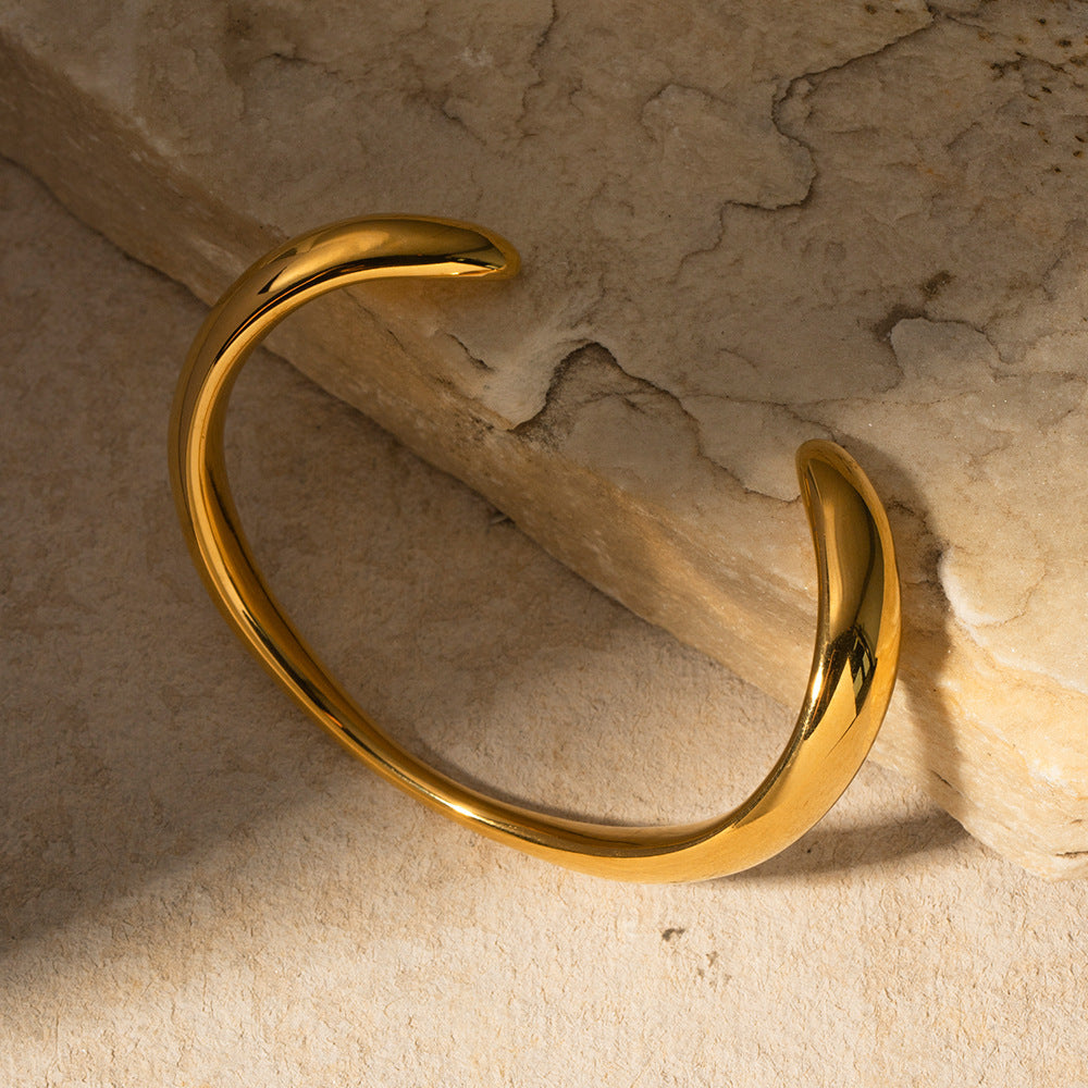 Fashion Stainless Steel Irregular Bracelet Jewelry - FASHIONKULTUR