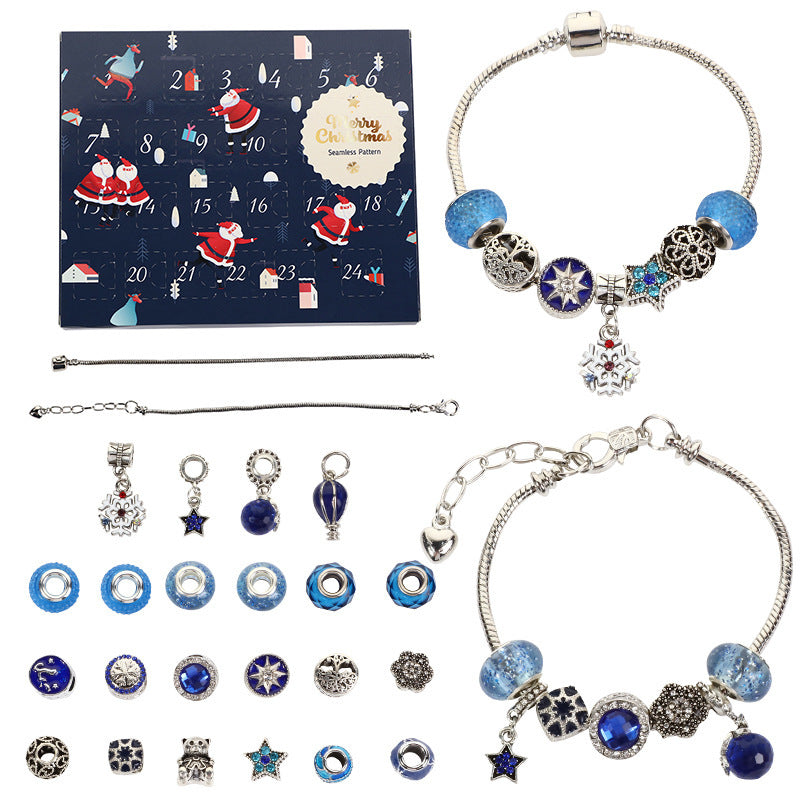Christmas Bracelet Beads Gift Box Jewelry Set - FASHIONKULTUR
