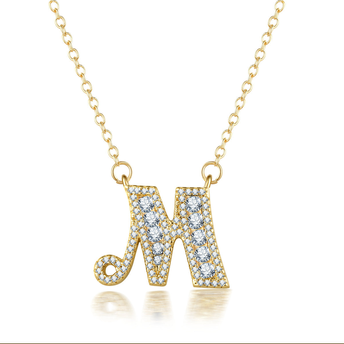 26 letters pendant necklace - FASHIONKULTUR