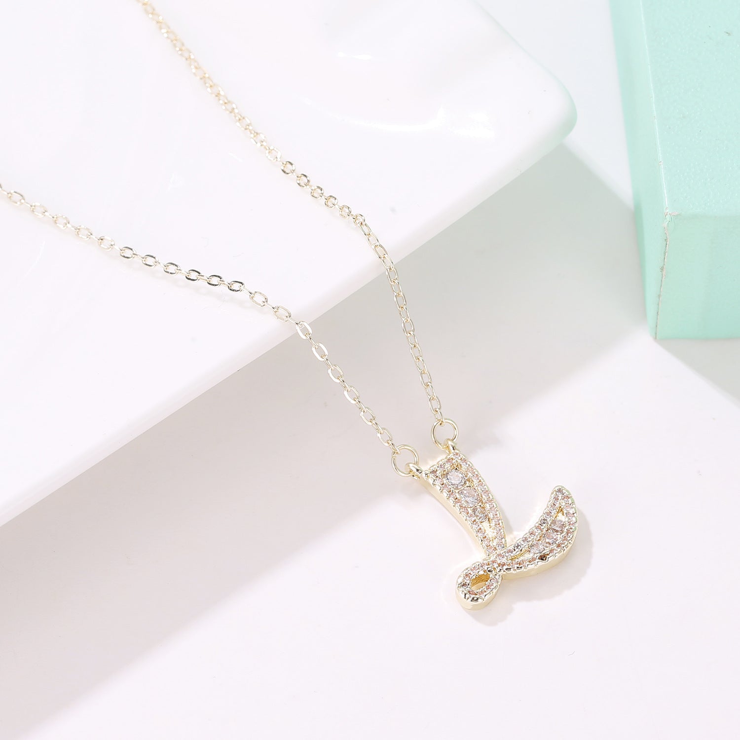 26 letters pendant necklace - FASHIONKULTUR