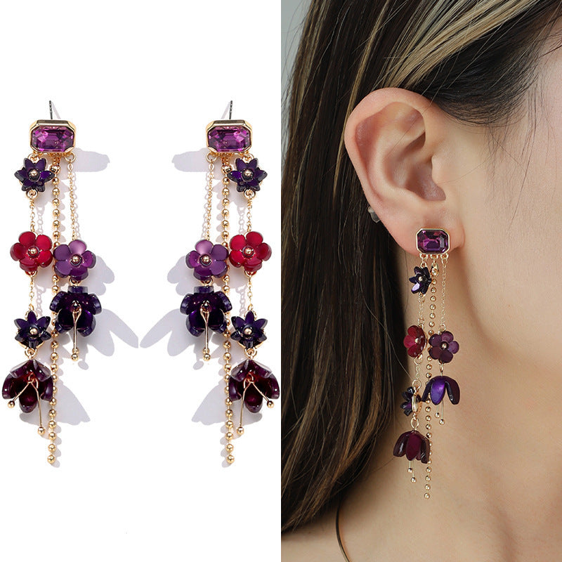 Acrylic Flower Spring Suit Collar - FASHIONKULTUR