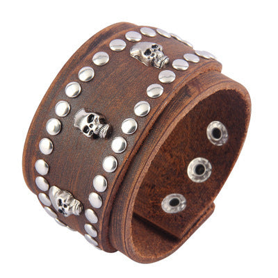 Multi-layer vintage cowhide rope - FASHIONKULTUR