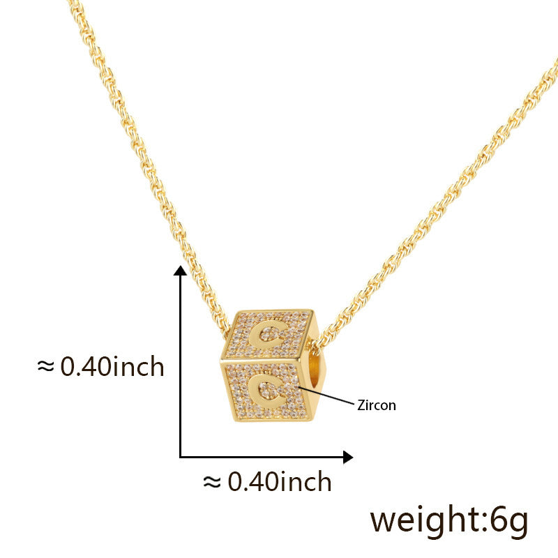 Fashion 26 English Letter Necklace Pendant - FASHIONKULTUR