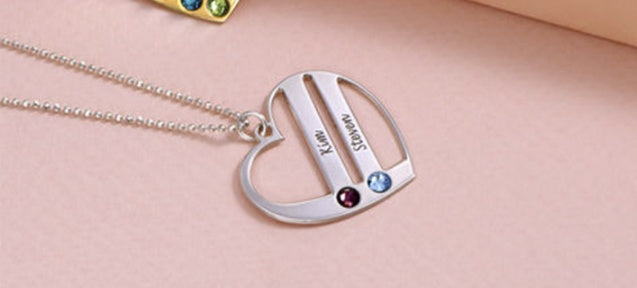 DIY Custom Engraved Name S925 Silver Diamond Necklace - FASHIONKULTUR