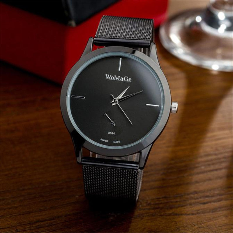 Fashion Alloy Belt Mesh Watch Unisex women's watches Minimalist Style Quartz Watch relogio feminino saat Watches for women - FASHIONKULTUR