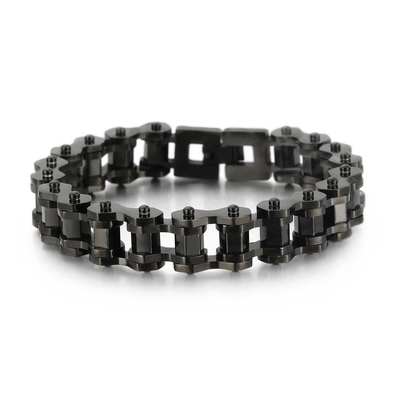 Men's Titanium Steel Diamond Bicycle Chain - FASHIONKULTUR