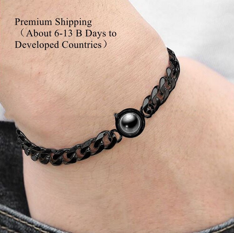 Original Design New Men Circle M Bracelet Personalized - FASHIONKULTUR