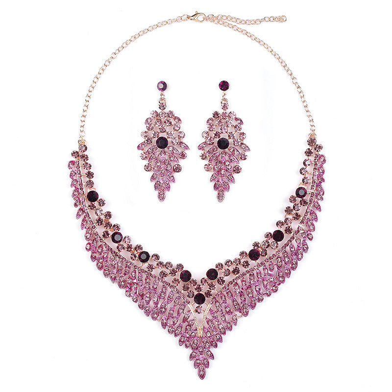Necklace And Earrings Suite High Profile Retro Delicate - FASHIONKULTUR