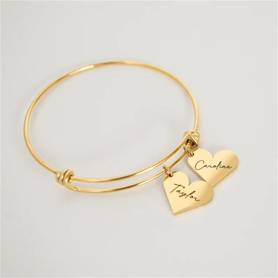 Stainless Steel Love Personality Creativity Lettering - FASHIONKULTUR