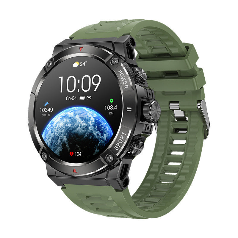 Altitude Air Pressure Compass Local Music Three-proof Sports Watch - FASHIONKULTUR