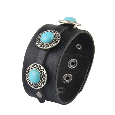 Multi-layer vintage cowhide rope - FASHIONKULTUR