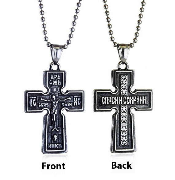 New Vintage Cross Stainless Steel Pendant - FASHIONKULTUR