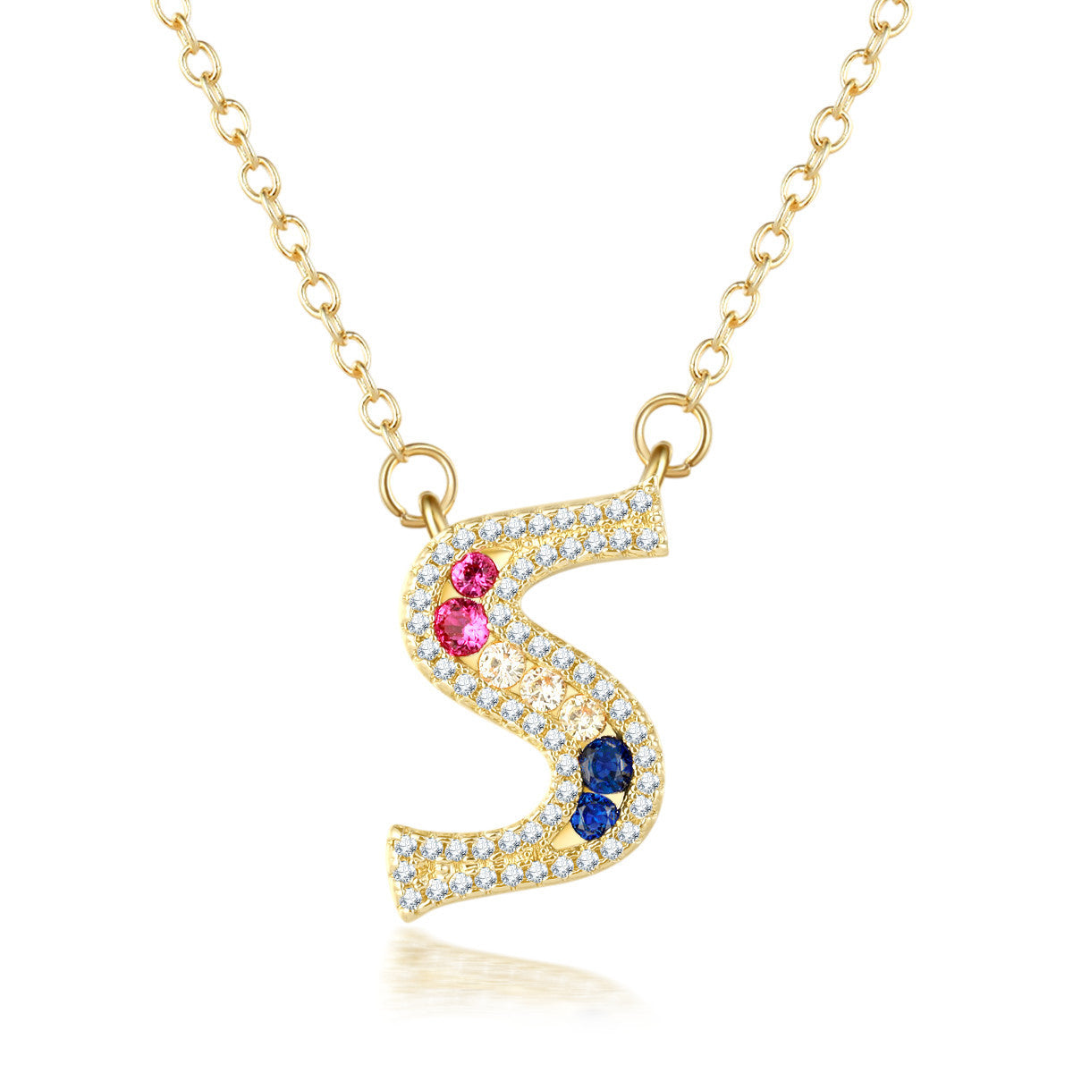 26 letters pendant necklace - FASHIONKULTUR