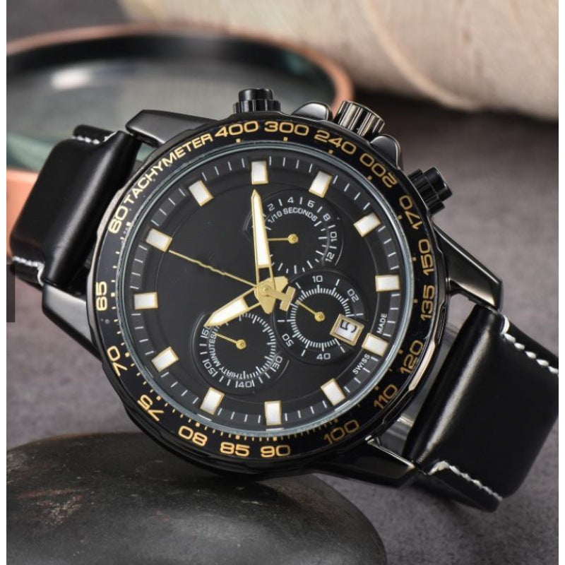 Men's Day Six-pin Full-function Quartz Watch - FASHIONKULTUR