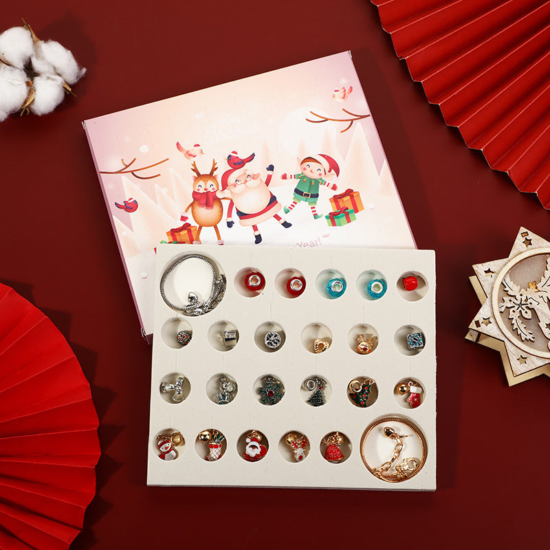 Christmas Bracelet Beads Gift Box Jewelry Set - FASHIONKULTUR