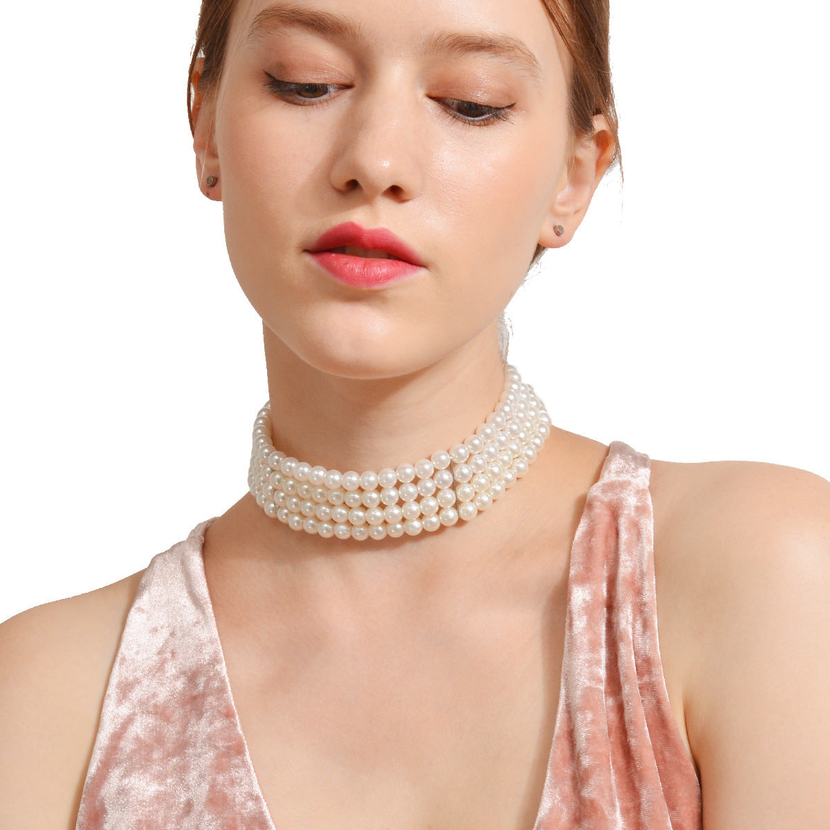 Women's Fashion Trend Handmade Multilayer Pearl Necklace - FASHIONKULTUR