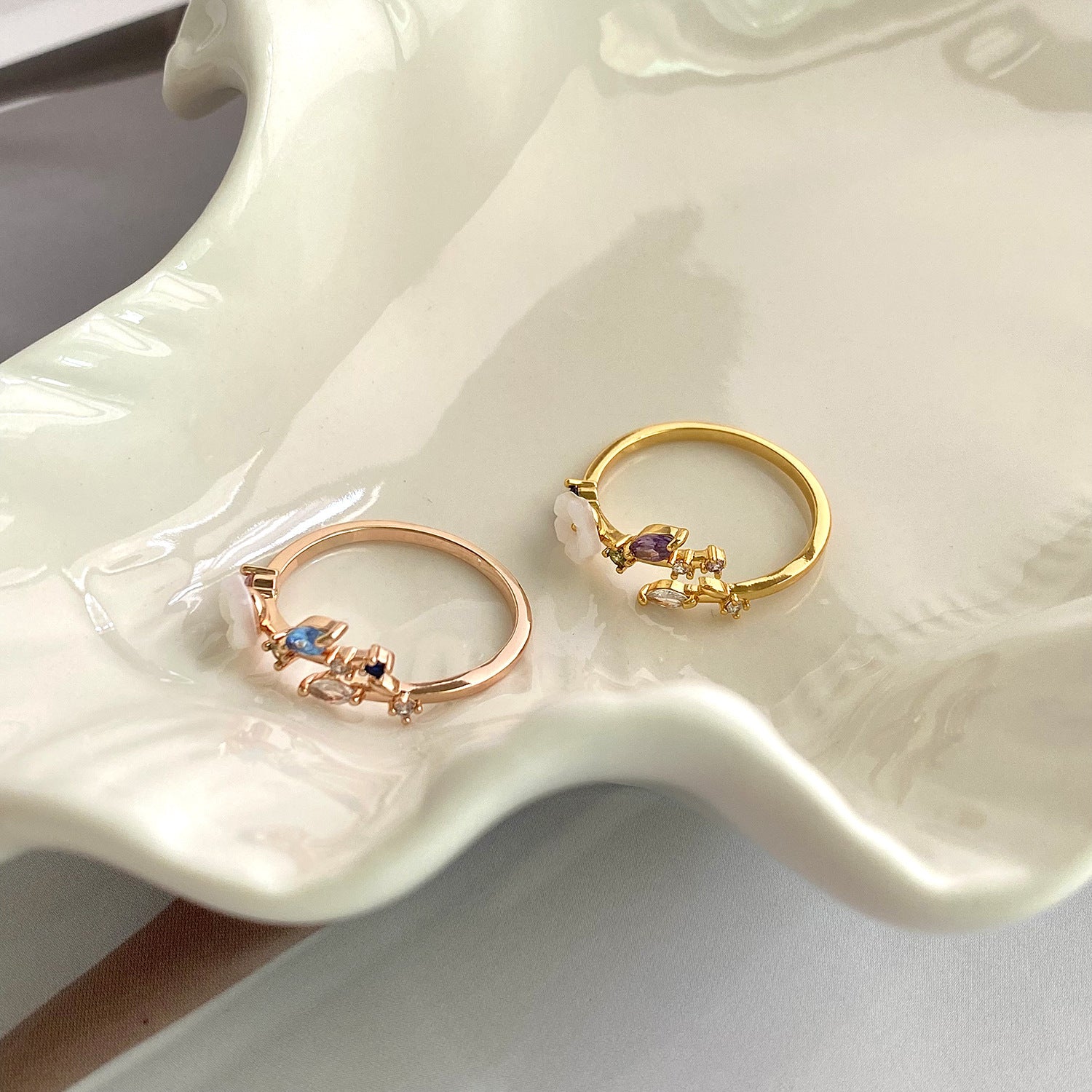 Korean Style Sweet Elegance Bells Of Ireland Ring - FASHIONKULTUR