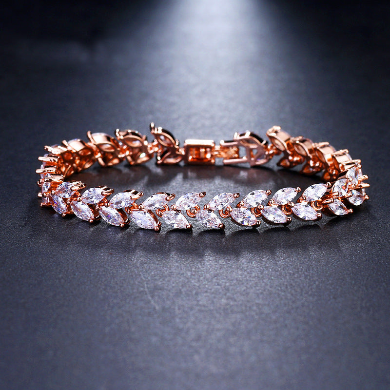 Fashion horse eye zircon bracelet - FASHIONKULTUR