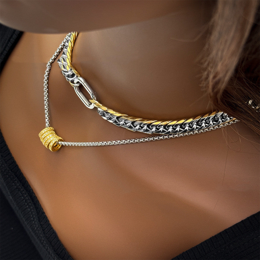 9MM Width Cuban Link Chain Hand Polished Necklace - FASHIONKULTUR