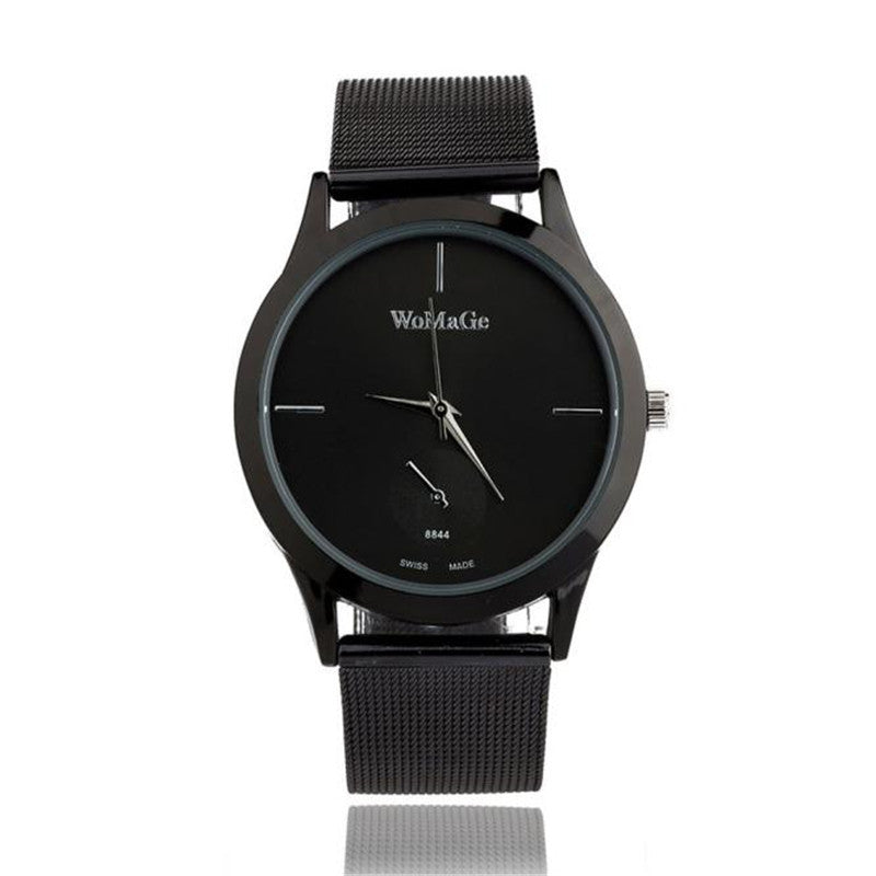 Fashion Alloy Belt Mesh Watch Unisex women's watches Minimalist Style Quartz Watch relogio feminino saat Watches for women - FASHIONKULTUR