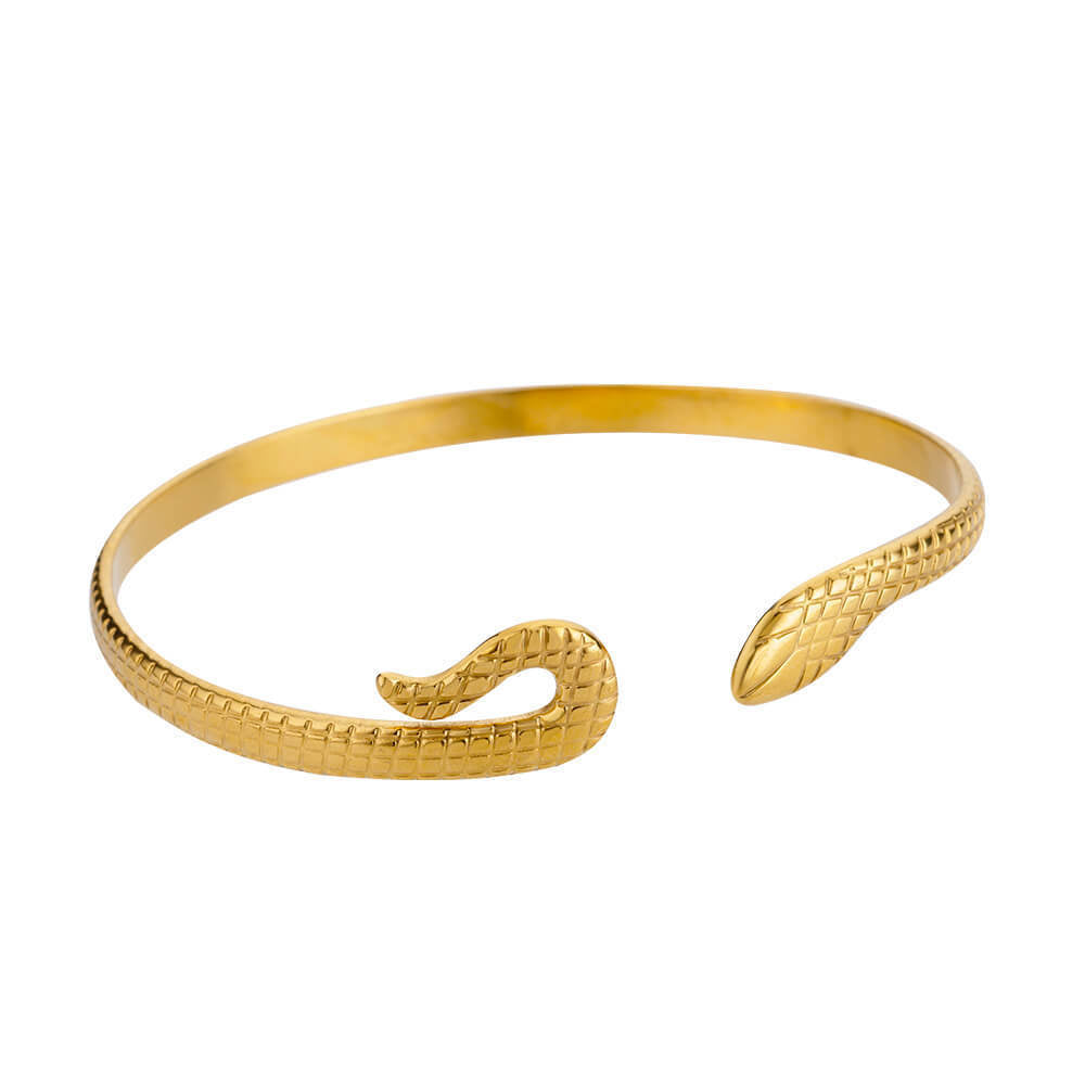 Simple Stainless Steel Opening Bracelet Female Ins Temperament Beating Pattern Irregular - FASHIONKULTUR