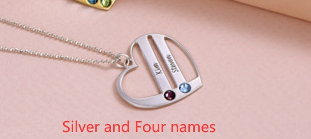 DIY Custom Engraved Name S925 Silver Diamond Necklace - FASHIONKULTUR