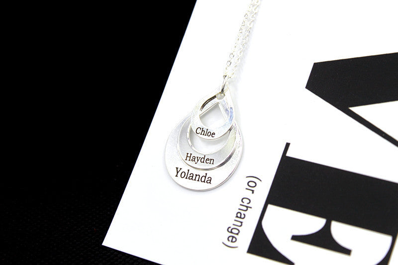 Cross Border Water Drop Combination Personalized Pendant - FASHIONKULTUR