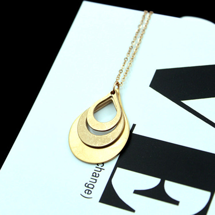 Cross Border Water Drop Combination Personalized Pendant - FASHIONKULTUR