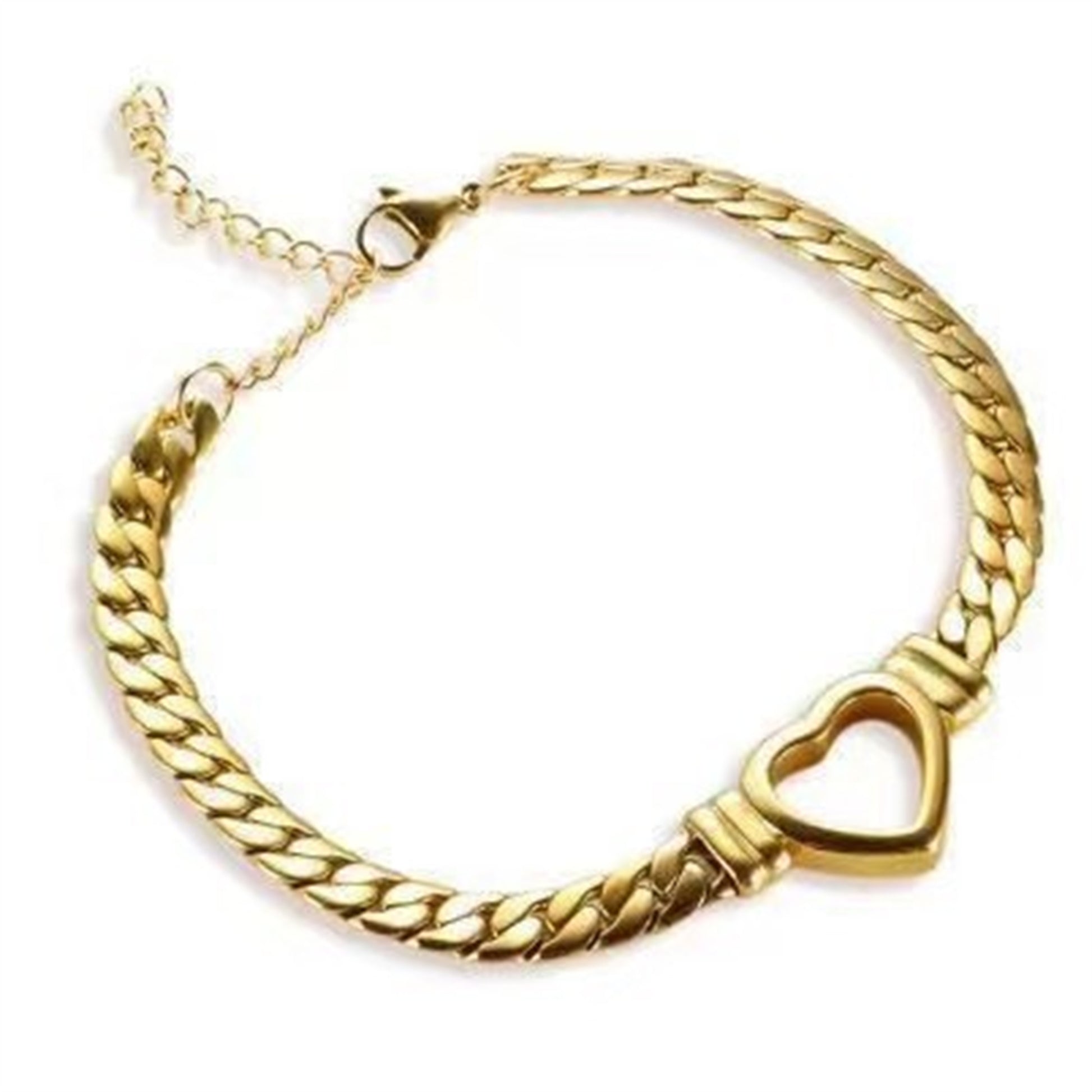 Personalized Love Chain Necklace Bracelet For Women Fashion Titanium Steel Non-fading Clavicle Chain Jewelry - FASHIONKULTUR